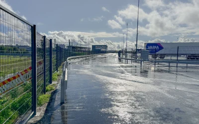 Ammattiopistokampuksen koulutus- ja ajoharjoittelualueen suojaus