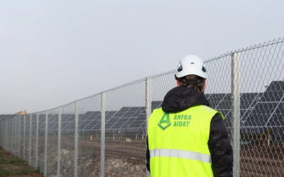 Aurinkovoimalan aluesuojaus