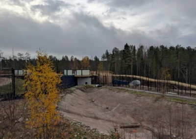 uusi aitaus valmistui syksyllä 2025